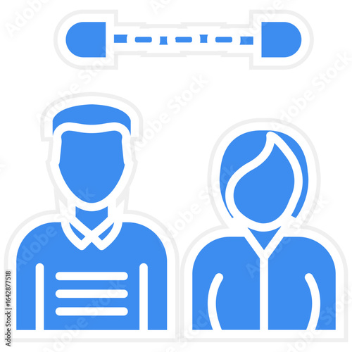 Codependency Vector Icon Style