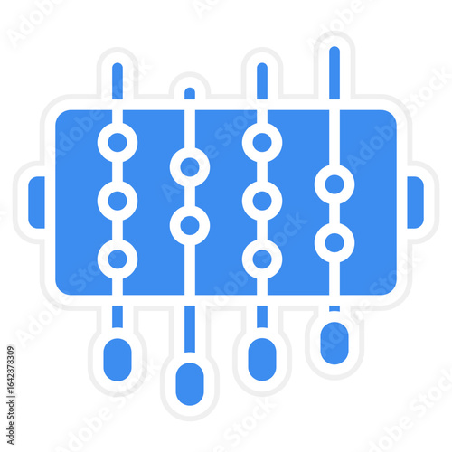 Foosball Vector Icon Style
