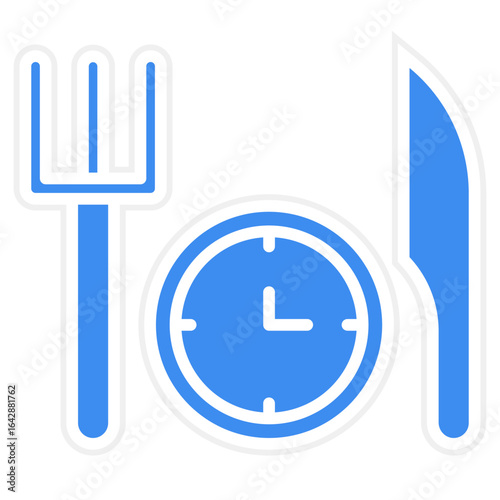Lunch Vector Icon Style