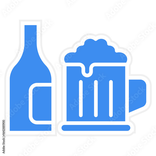 Craft Beer Vector Icon Style