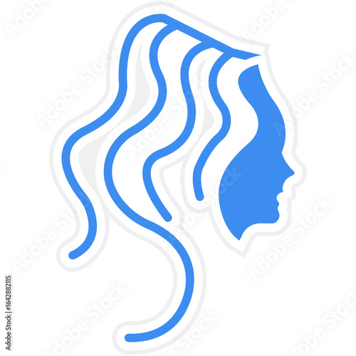 Hair Vector Icon Style