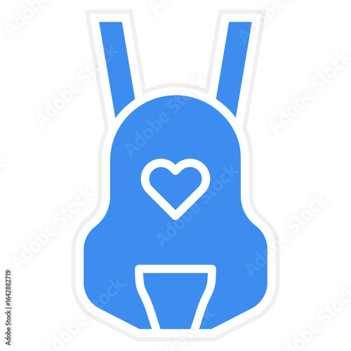 Baby carrier Vector Icon Style