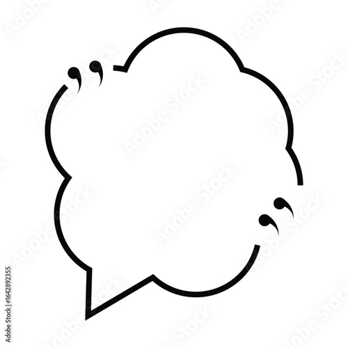 Set of quote frames on a white background. Vector illustration EPS10