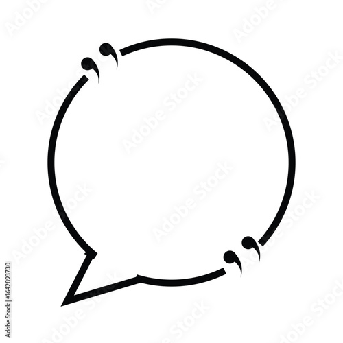 Set of quote frames on a white background. Vector illustration EPS10