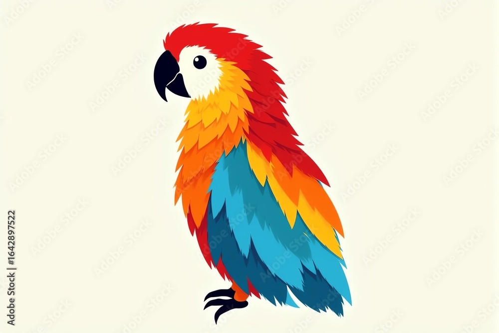Fototapeta premium blue and yellow macaw ara