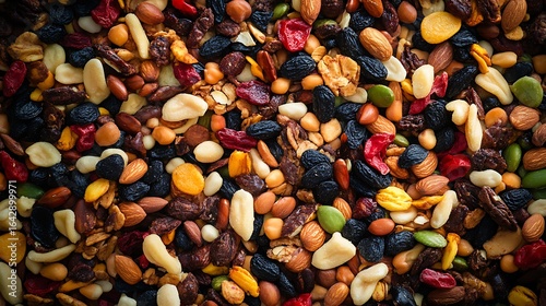 A healthy snack option with rich textures and natural colors