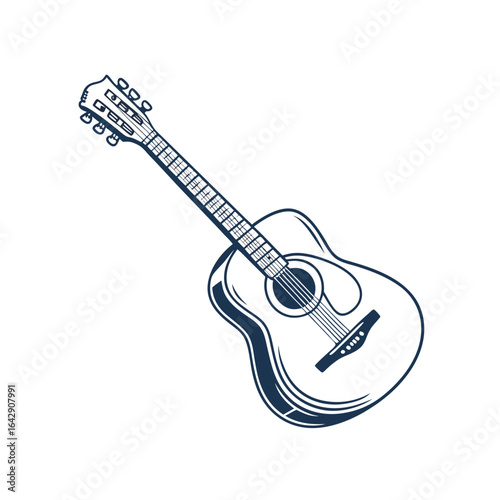Guitar icon vector, Adobe Illustrator Artwork