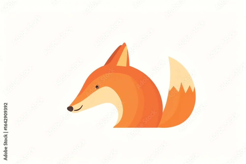 Obraz premium red fox isolated on white