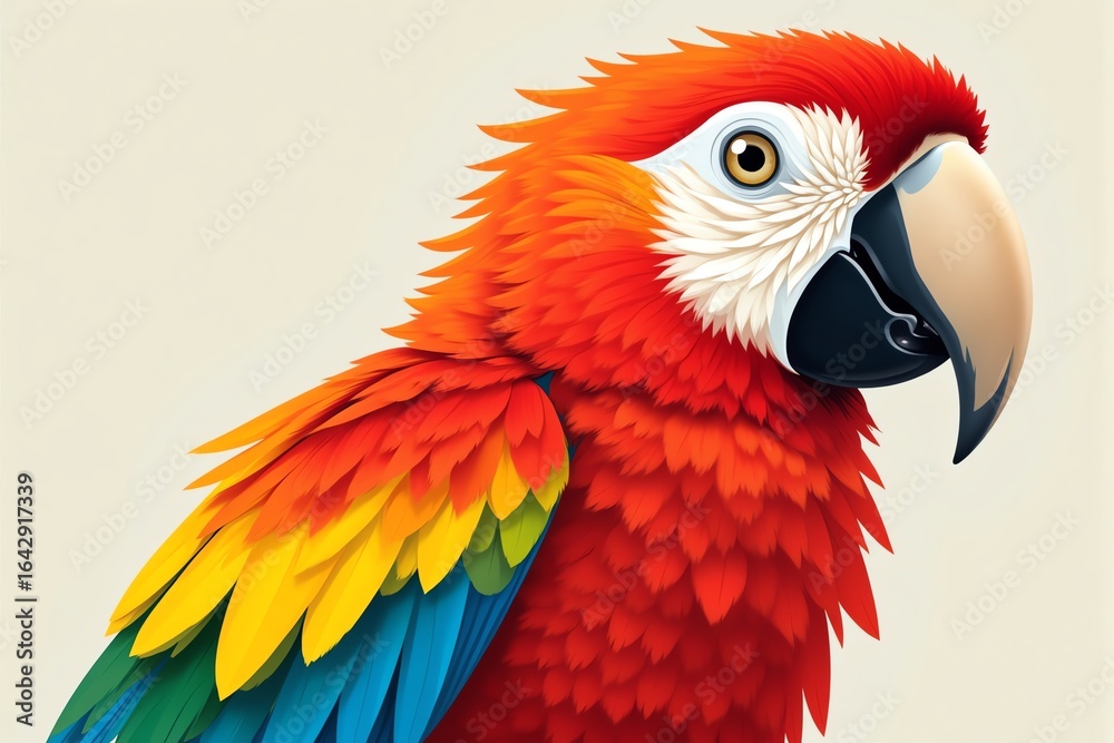 Obraz premium blue and yellow macaw ara
