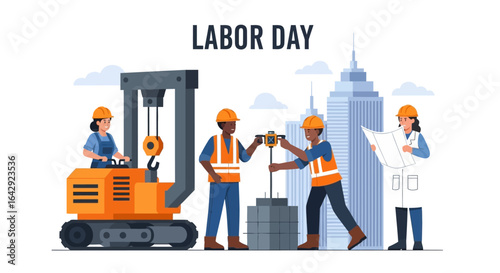 Celebrating Labor Day with construction workers: teamwork, safety, and building the future