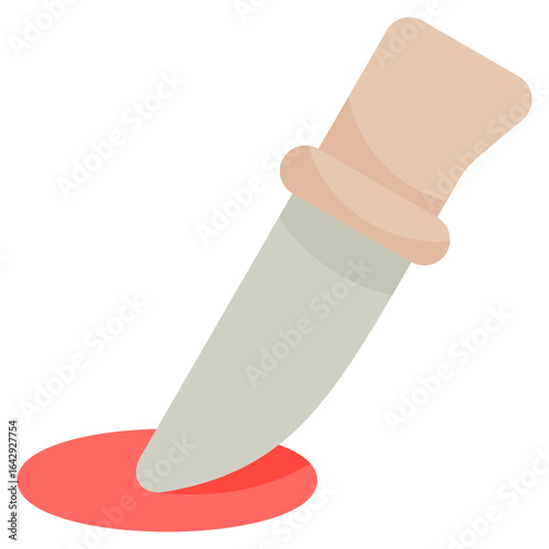 knife icon with flat style. Suitable for website design, logo, app and UI. Based on the size of the icon in general, so it can be reduced.