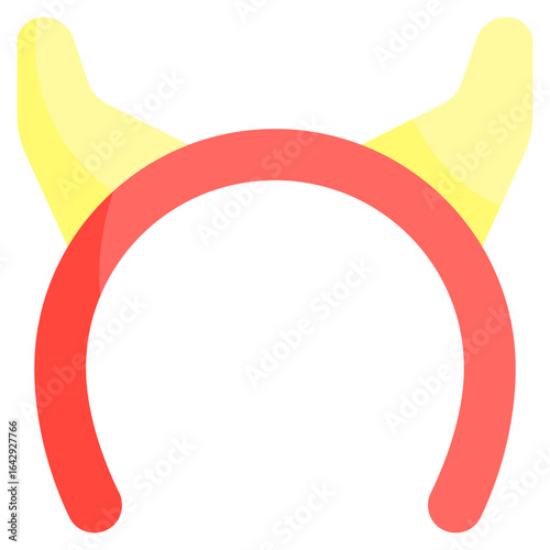 headband icon with flat style. Suitable for website design, logo, app and UI. Based on the size of the icon in general, so it can be reduced.