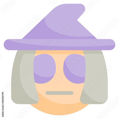 witch icon with flat style. Suitable for website design, logo, app and UI. Based on the size of the icon in general, so it can be reduced.