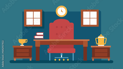 CEO Suite with Antique Mahogany Desk