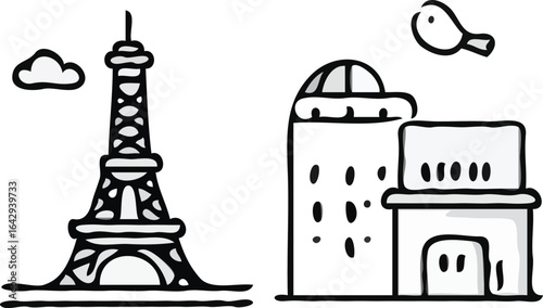 travel icon vector art