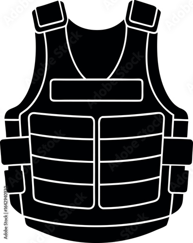 Vest armor tactical protection military gear silhouette design