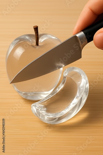 Wallpaper Mural apple jelly slicing Torontodigital.ca