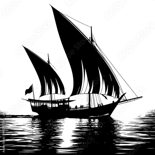 Arabian Sailing Boat (Dhow)