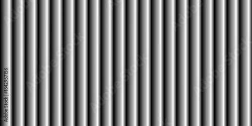 Realistic metal pipes vector background, vertically set silver, grey bars set as a backdrop scene.