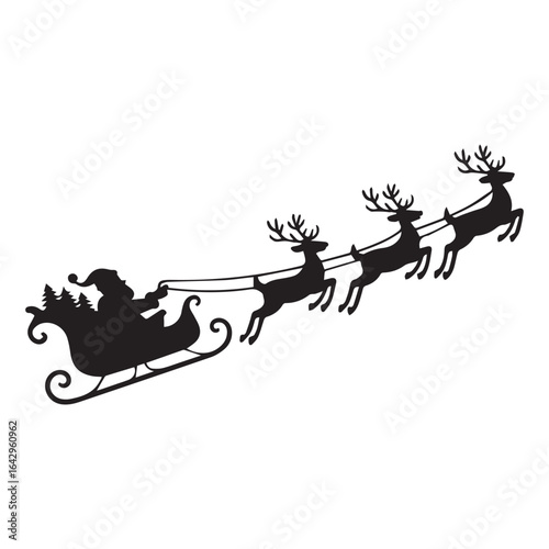 Christmas Sleigh Vector