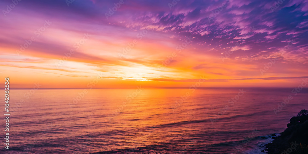 Obraz premium sunset over the sea