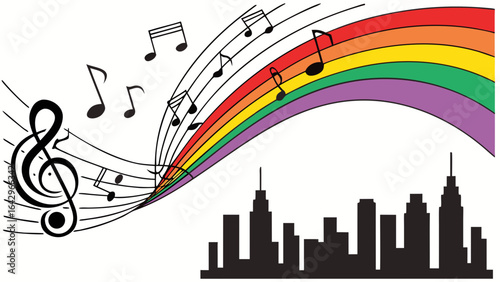 Musical Notes and Instruments in Harmony