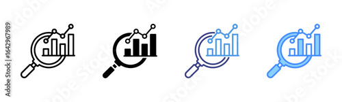 Analysing icon set multiple style collection
