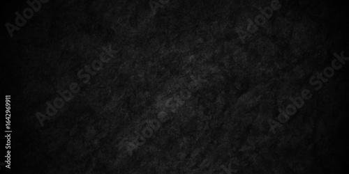 Grunge abstract black charcoal wall Stone concrete texture grungy backdrop background anthracite. dark grey black slate background or texture. Black texture chalk board and black board.