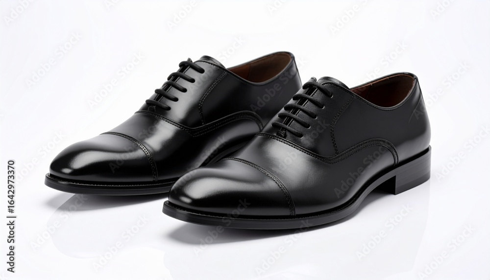Classic Black Leather Oxford Shoes Classic Black Leather Oxford Shoes
