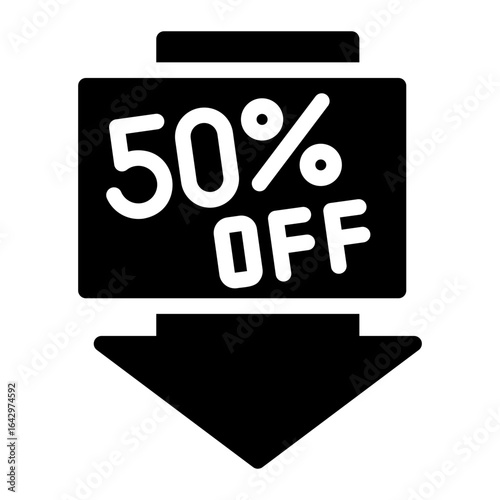 half price icon, icon