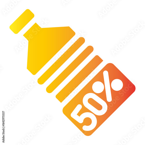 half price bottle icon