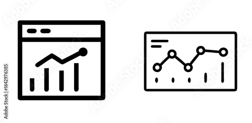 Analytics Panel Icon for Data Visualization and Business Insights Dashboard