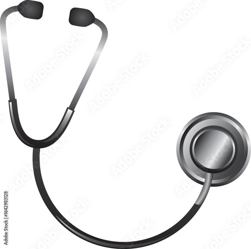vector illustration of stethoscope