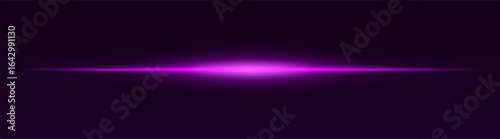 Single horizontal beam with expanded center and smooth fade on both sides. Balanced composition with gentle motion and soft edge lighting.