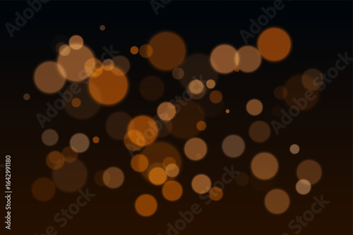 Floating circular shapes scattered across the frame. Varying scale and blur create sense of light motion and abstract depth.