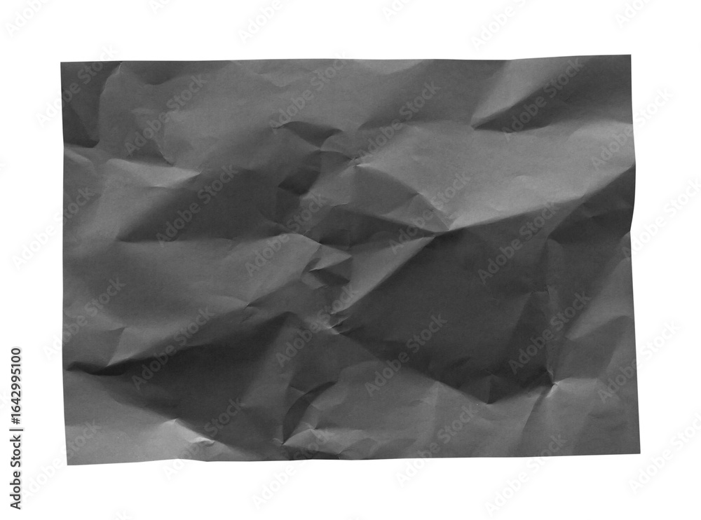 black crumpled paper texture background overlay effect. wrinkled and creased blank paper texture. on transparent background black crumpled paper texture background overlay effect. wrinkled and creased blank paper texture. on transparent background