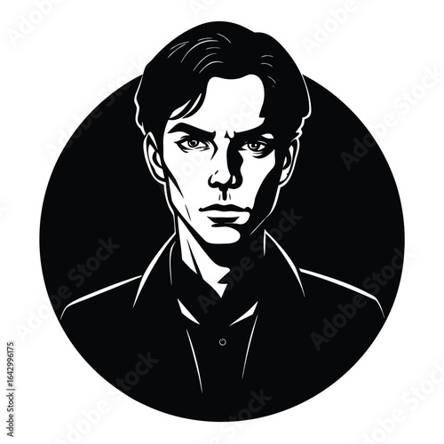 pepole man sihouette vector
