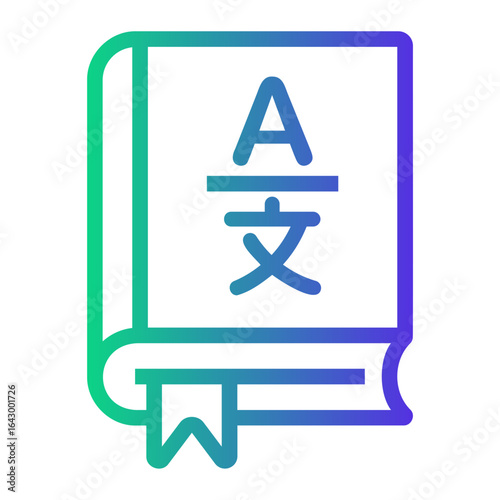 translater Line Gradient Icon