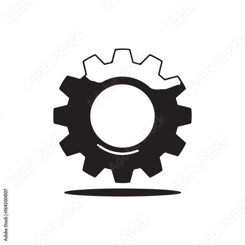 Cogwheel Vector Graphic Machinery and Manufacturing Icon