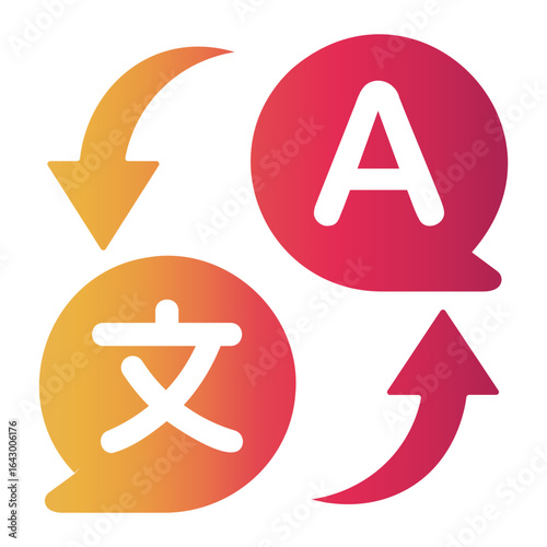 translater Gradient icon