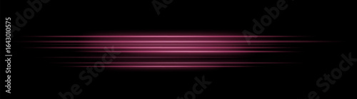 Lightline. Horizontal layered beams forming wide blur with symmetric flow. Composition evokes fast movement and glowing streak on dark backdrop.