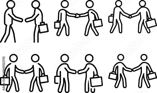 Business Partnership Handshake Agreement Success Teamwork Collaboration