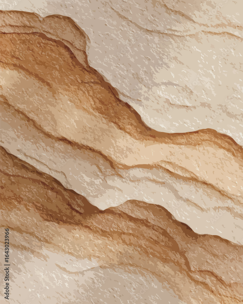 Obraz premium A textured surface with a brown and tan color scheme. The texture appears to be made up of small, irregularly shaped pieces of stone or wood. Scene is one of ruggedness and naturalism