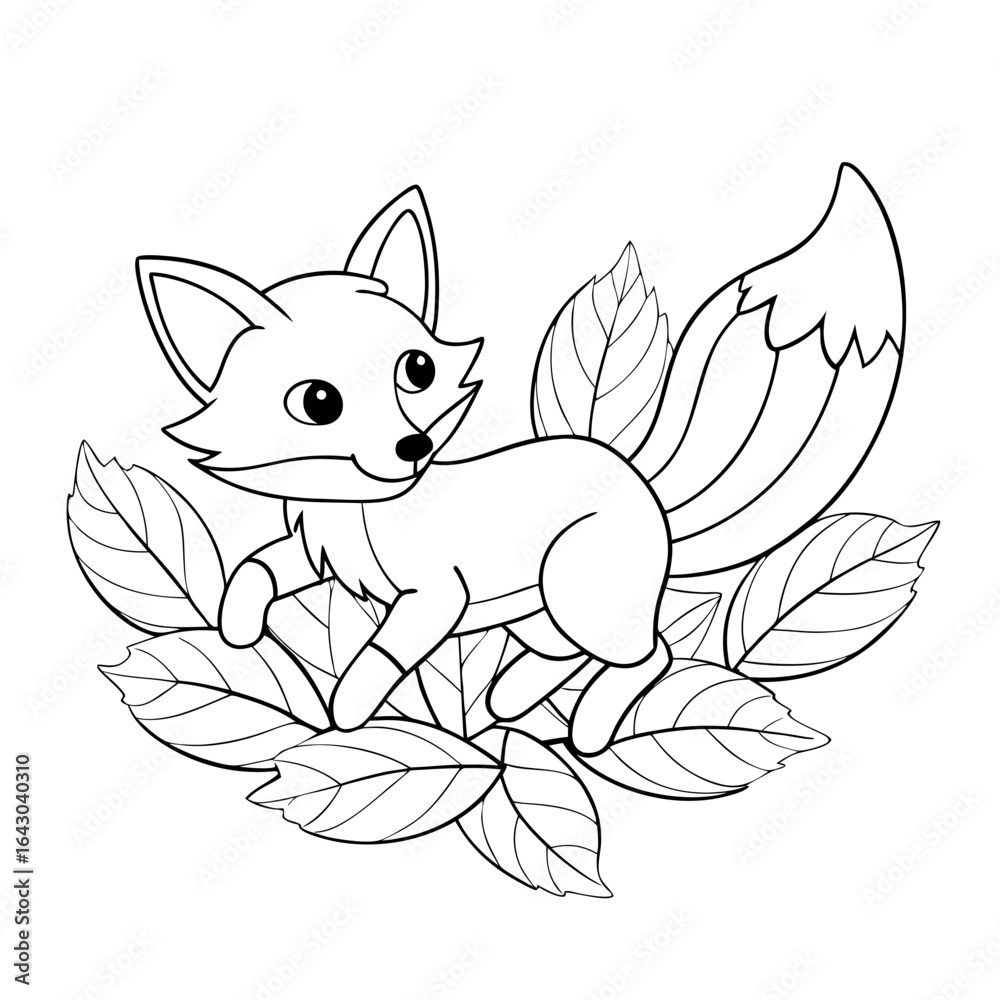 Obraz premium printable dragon resting on a rock black outline