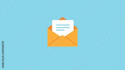 Email Open Icon – Animated Envelope Opening 