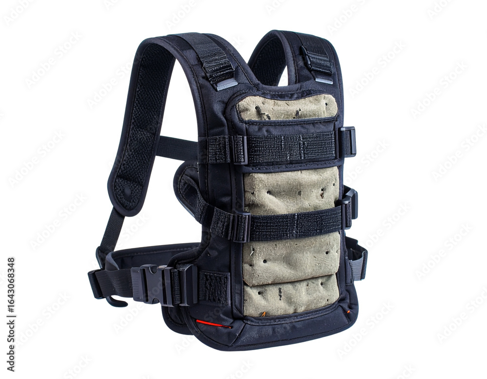 Naklejka premium pair of black leather boots