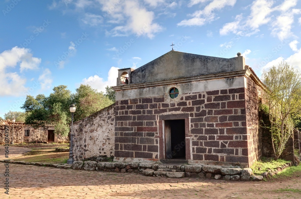 Obraz premium ferme et zone rurale dan le centre de la Sardaigne en Italie