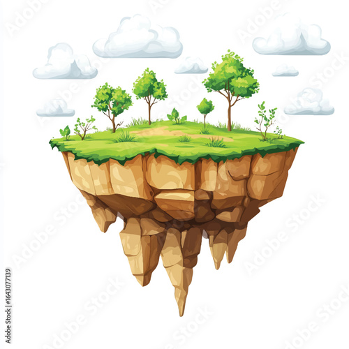 a floating island