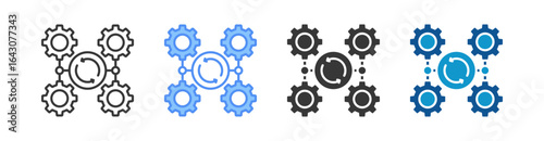 Bpm Icon Set Multiple Style Collection