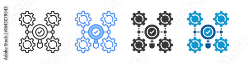 Analysis Icon Set Multiple Style Collection